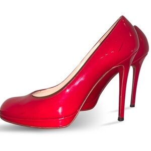 Christian Louboutin New Simple Patent Red 120mm
